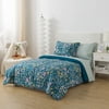 Actual Color: Blue Floral, Bed Size: Twin-XL
