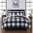 thumbnail image 1 of Mainstays 5 Piece Reversible Bed in a Bag Comforter Set with Sheets, Buffalo Check, Twin-XL, 1 of 7