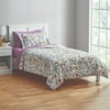 Actual Color: White Multi Floral, Bed Size: Twin-XL