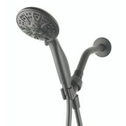 Mainstays 5-Spray Matte Black Handheld Shower Head, 1.8 GPM