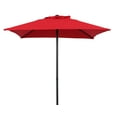 thumbnail image 1 of Mainstays 5' Square Red Patio Umbrella, Push-Up Function, 1 of 7