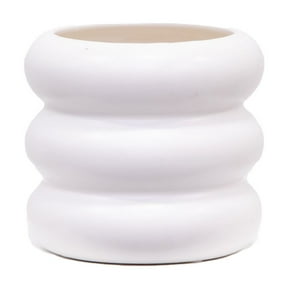 Mainstays 5 in White Ceramic Bubble Planter