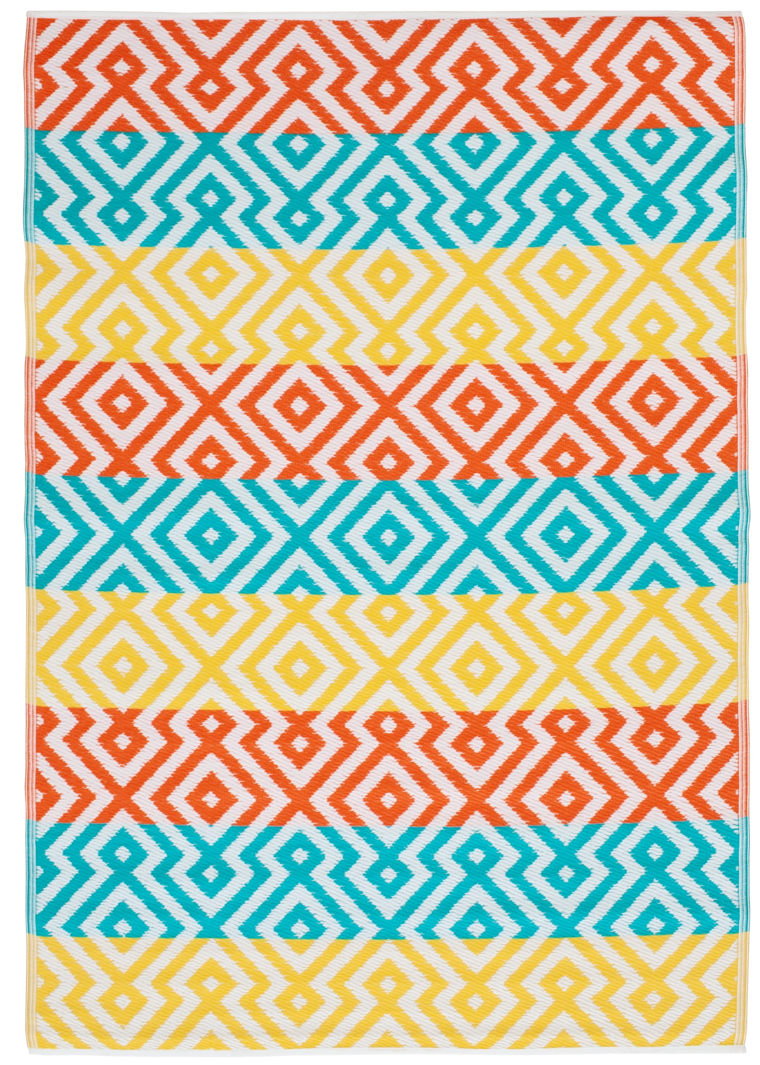 Mainstays 5' x 7' Multicolor Geometric Olefin Outdoor Rug