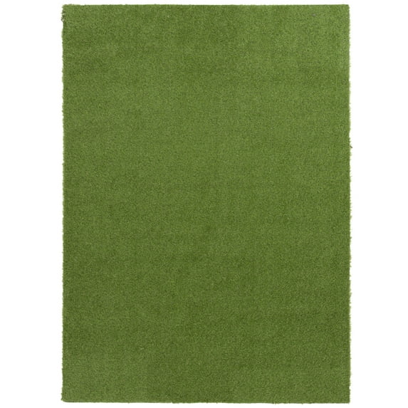 Mainstays Green Faux Grass Outdoor Rug, 5'x7'