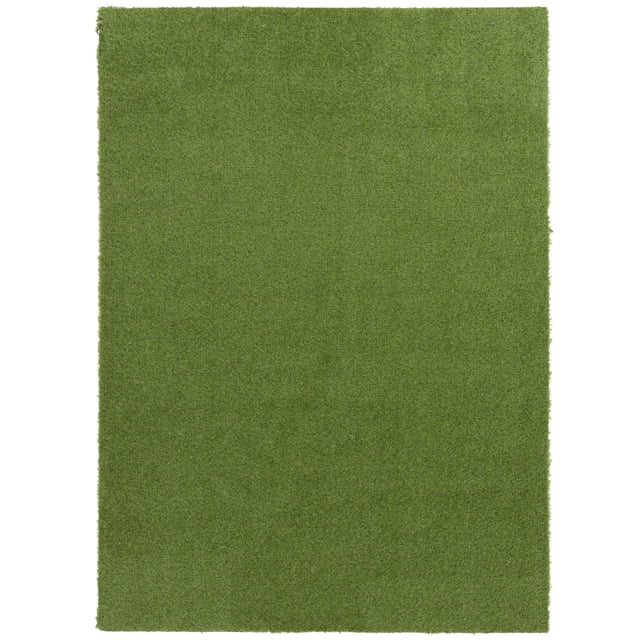 Grass Color Rug Mainstays 5'x7' Green Faux Grass Outdoor Rug - Walmart.com