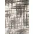 thumbnail image 1 of Mainstays 5'x7' Indoor Crosshatch Gray Shag Area Rug, 1 of 7