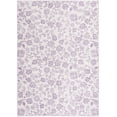 thumbnail image 1 of Mainstays Lavender Floral Faux Fur Indoor Area Rug, 5'x7', 1 of 8