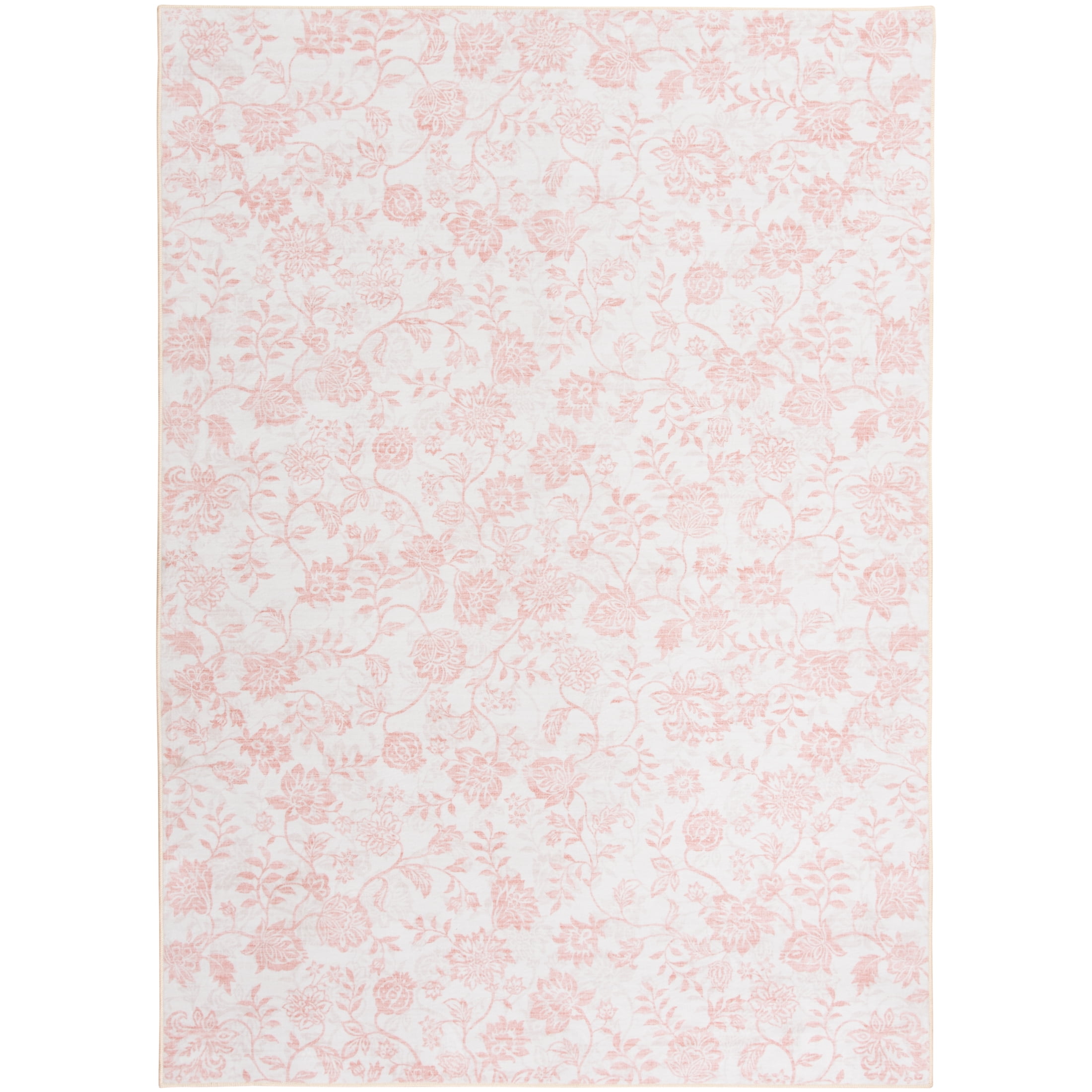 Mainstays Pink Floral Faux Fur Indoor Area Rug, 5'x7' - Walmart.com
