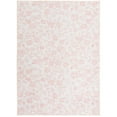 thumbnail image 1 of Mainstays Pink Floral Faux Fur Indoor Area Rug, 5'x7', 1 of 8