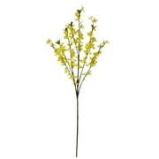 Mainstays 50-Inch Yellow Forsythia Artificial Stem for Home Decor
