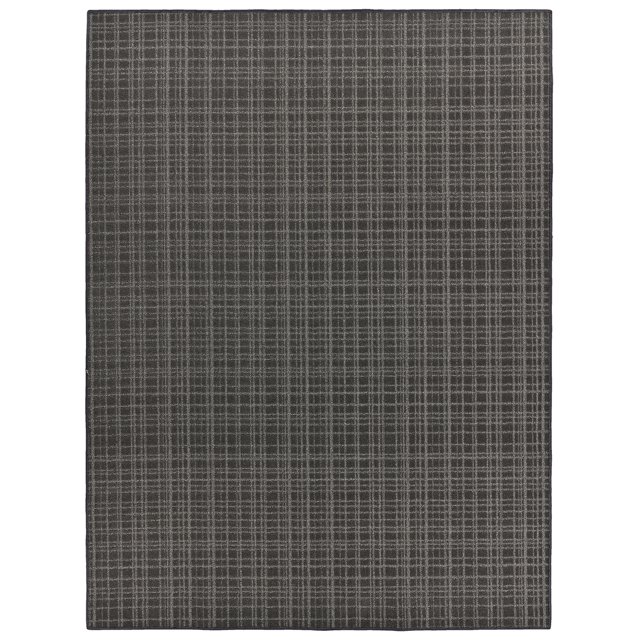 Mainstays 54x72 Super Shag Area Rug Black