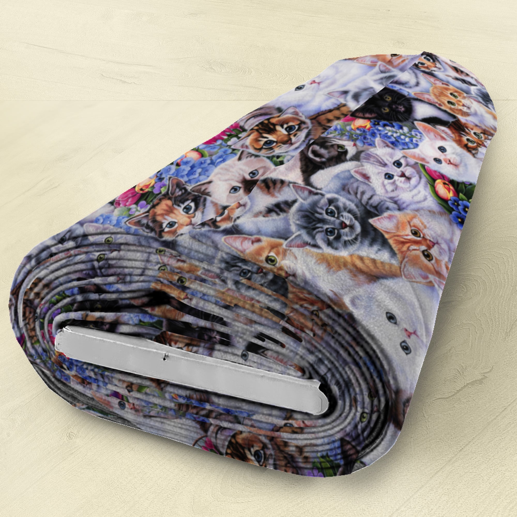 Mainstays 58" 100 Polyester Fleece Cat Sewing & Craft Fabric 8 yd By