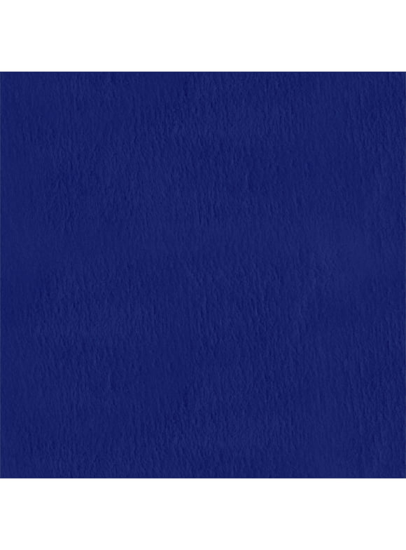 Mainstays 58" 100% Polyester Lux Anti-Pill Fleece Solid Sewing & Craft Fabric By The Yard, Royal