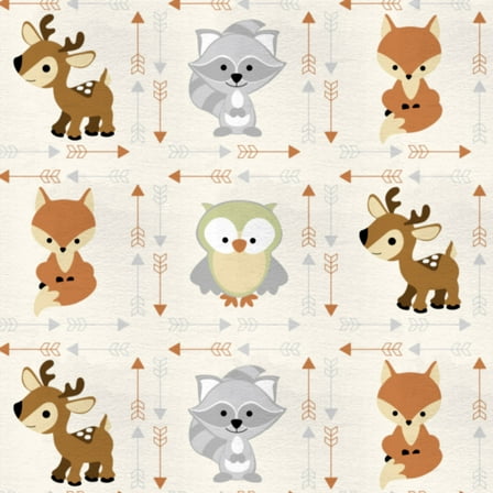 Mainstays 58" x 1.5 yard Lux Anti-pill Fleece Buddies Fabric Precut, Cream