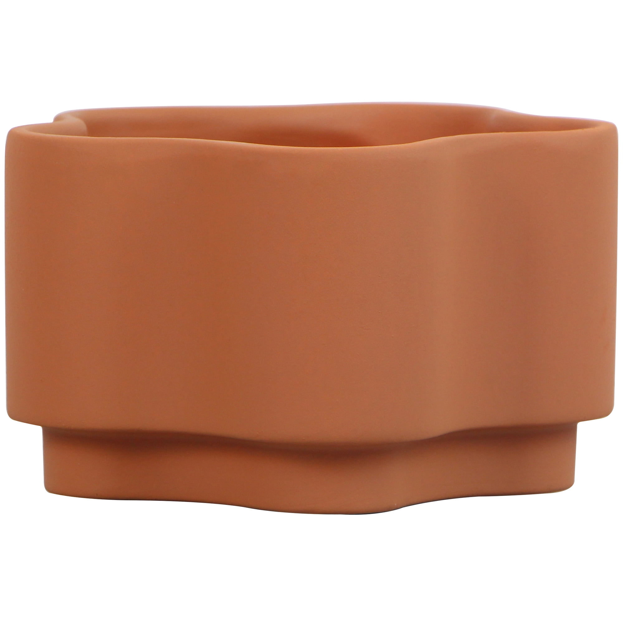 Mainstays 5in Gemeni Terra Planter, Terracotta