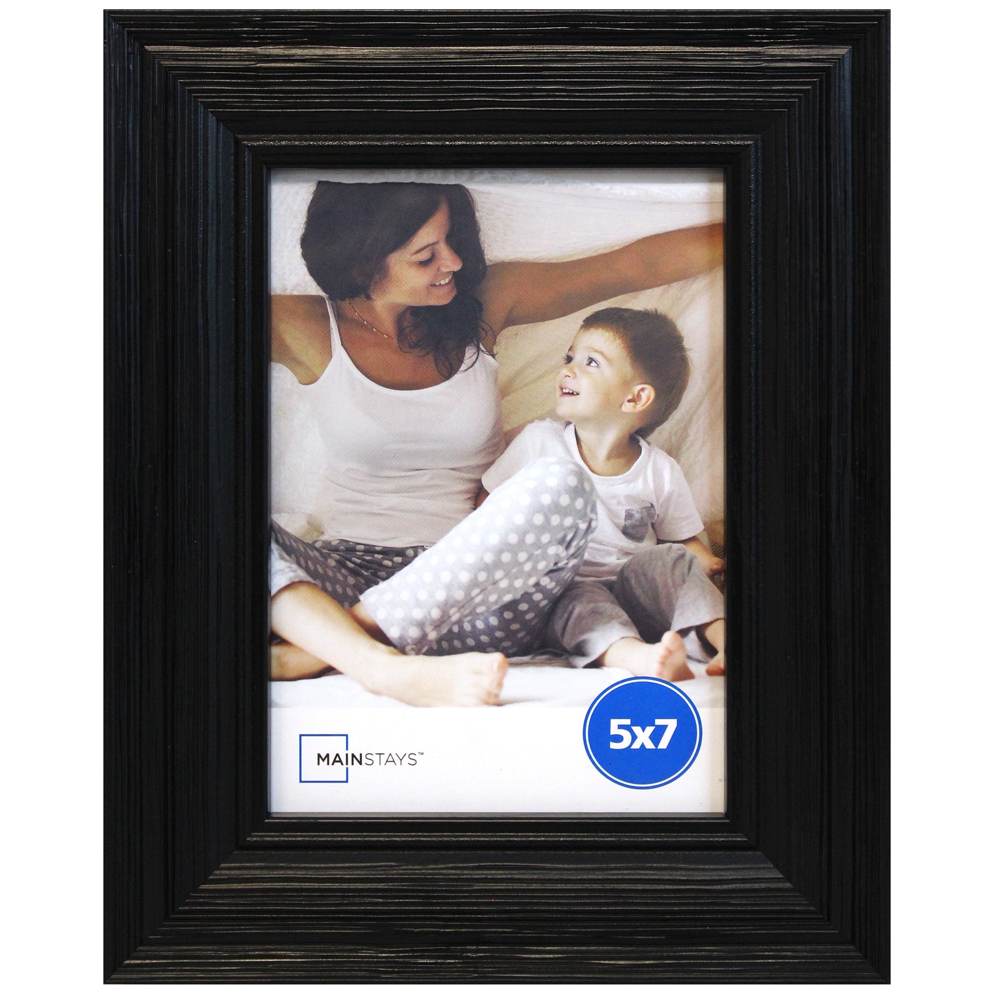 Mainstays 5x7 Bevel Black Tabletop Picture Frame