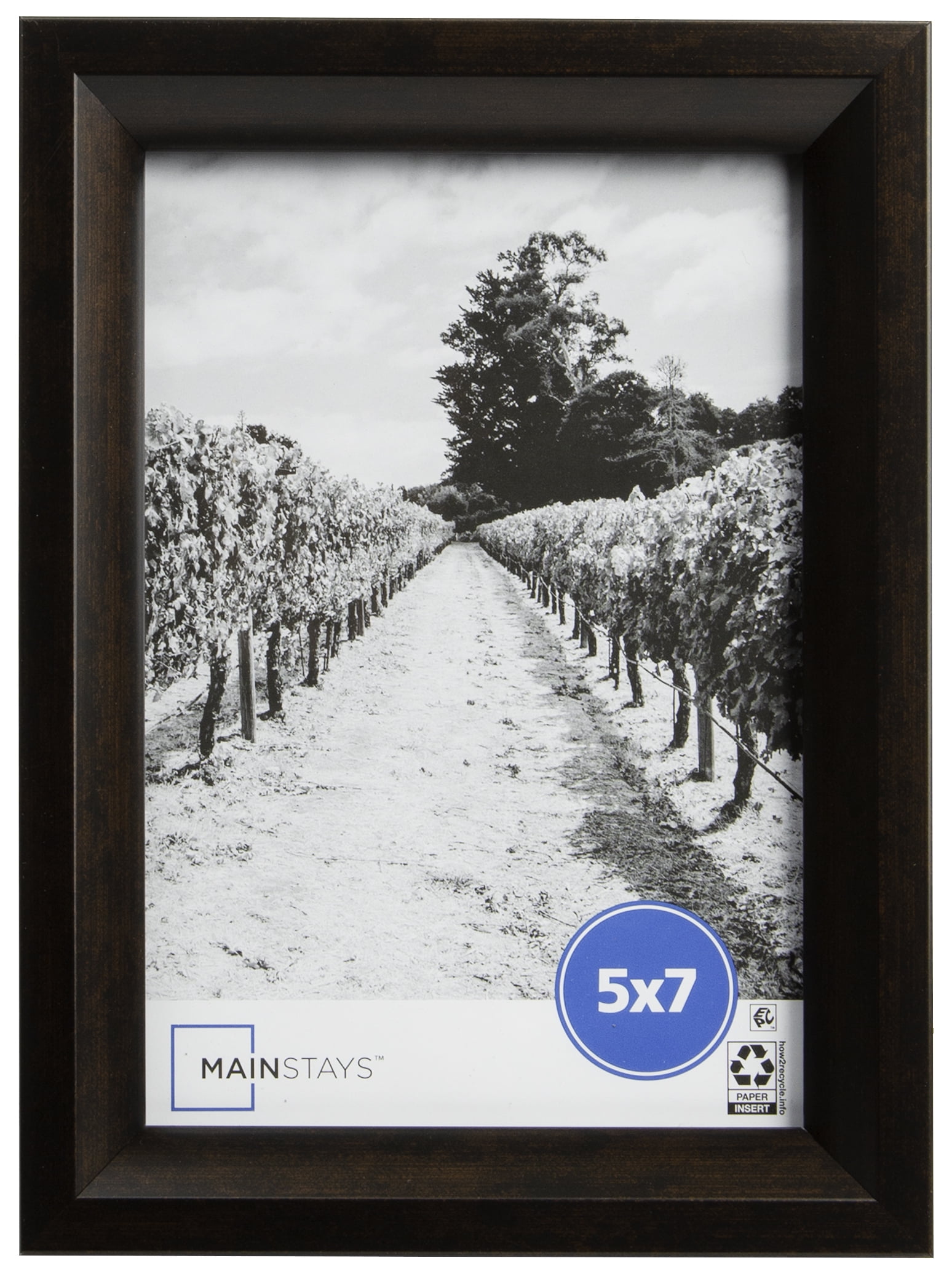 Mainstays 5x7 Bevel Bronze Tabletop Picture Frame