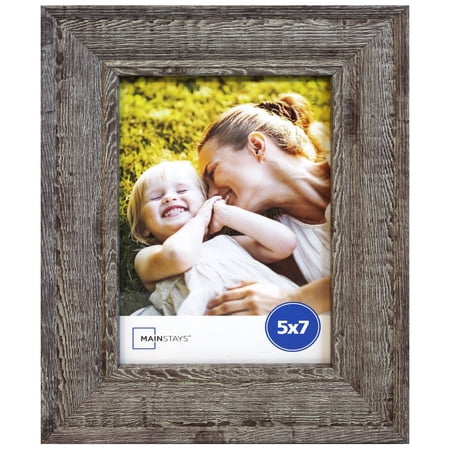 Mainstays 5x7 Bevel Walnut Tabletop Picture Frame
