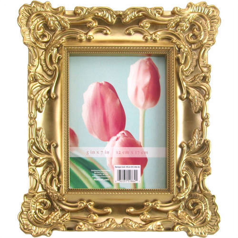 Mainstays 5x7 Chunky Baroque Picture Frame