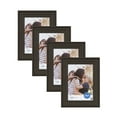 Mainstays 5x7 Dark Gray Decorative Tabletop Picture Frame, Set of 4