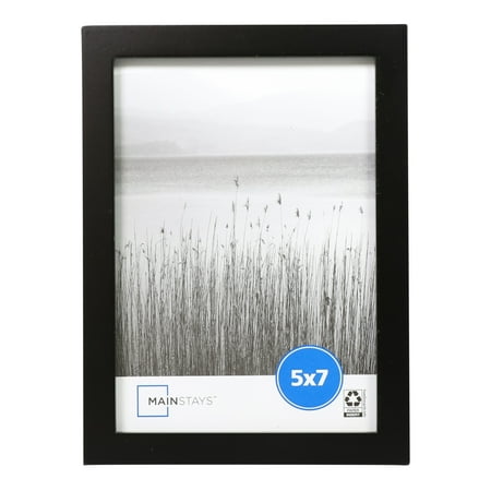 Mainstays – 5x7 Picture Frame – Black Gallery Linear Program Tabletop & Wall Photo Frame