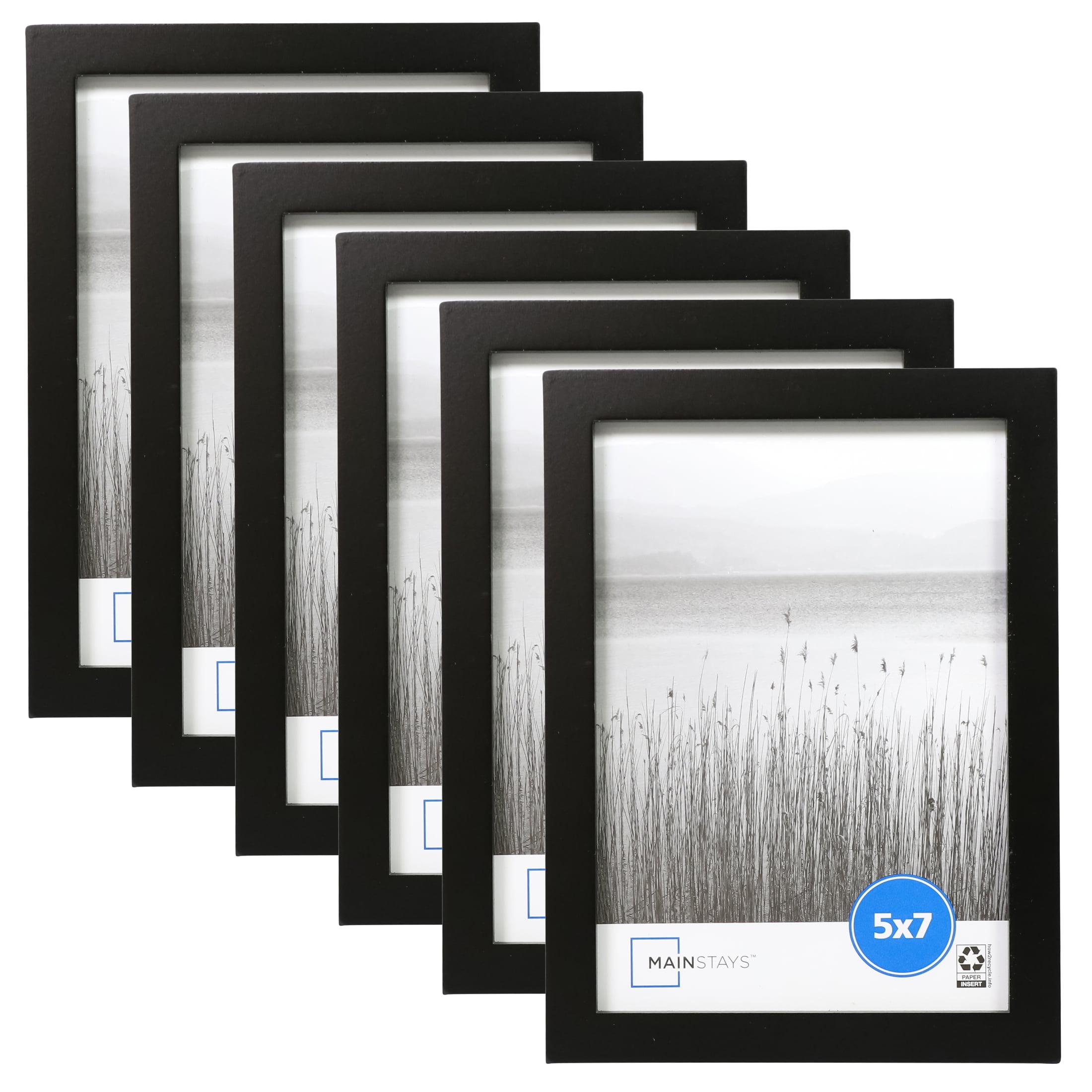 Mainstays 11x14 Matted to 8x10 Linear Gallery Wall Picture Frame, Rustic  Gray - Walmart.com