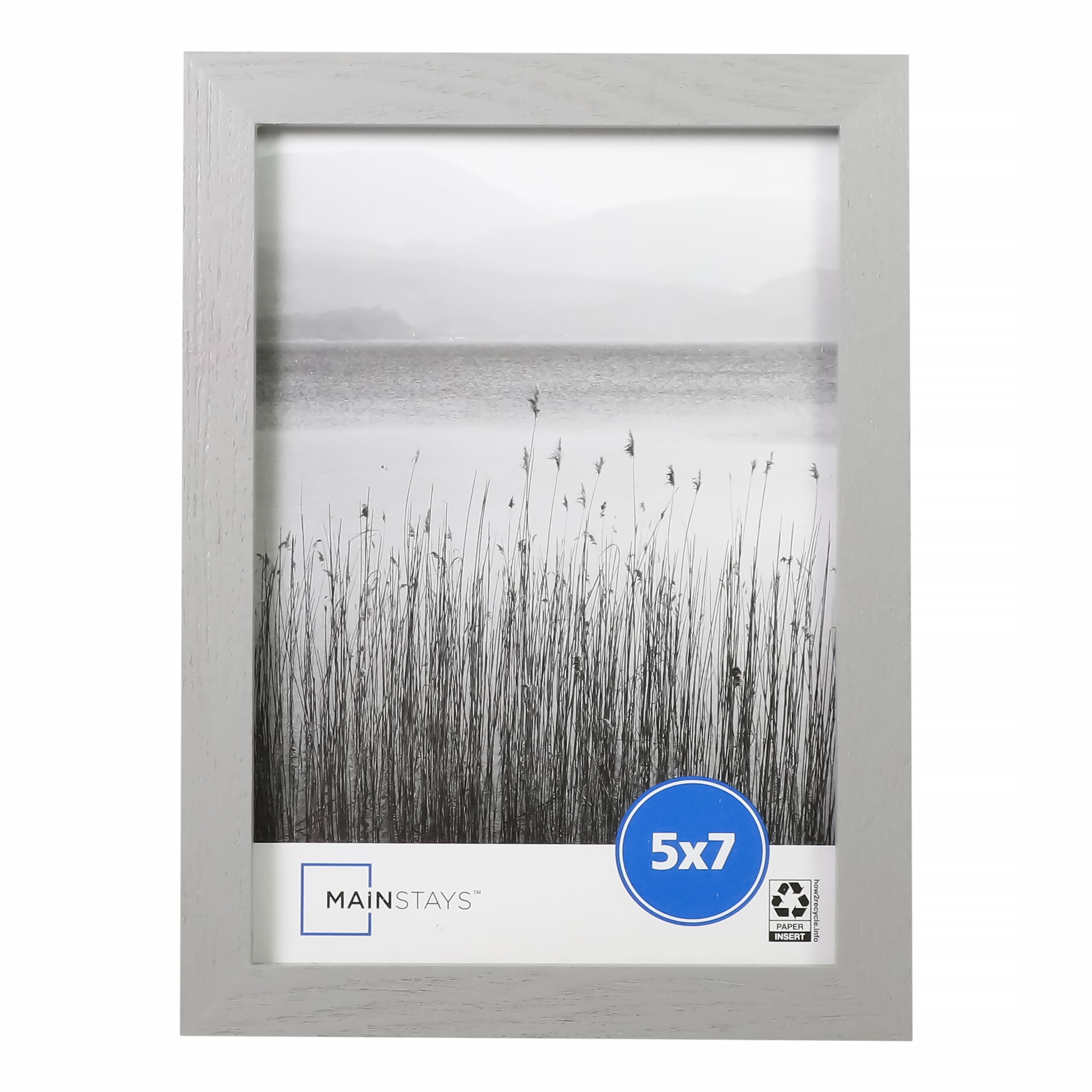 Mainstays 5x7 Linear Gallery Wall Picture Frame, Gray