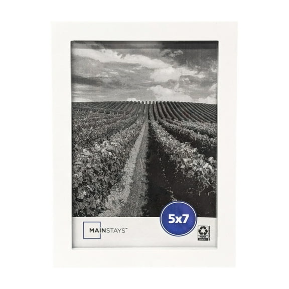 Mainstays 5x7 Linear Picture Frame, White