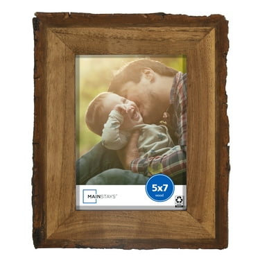 Mainstays 5x7 Live Edge Tabletop Picture Frame