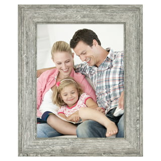 Mainstays 8x10 inch Matted to 5x7 inch Flat Wide Grey 1.5 Gallery Wall  Picture Frame