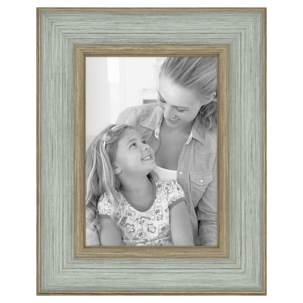 Mainstays 5x7 Rustic Gray Decorative Tabletop Picture Frame