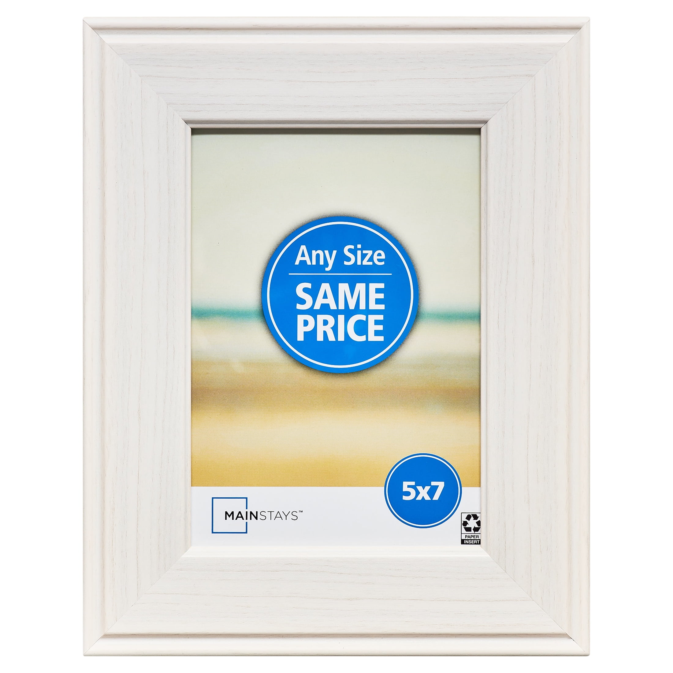 White Tabletop Display Picture Frame main image 1