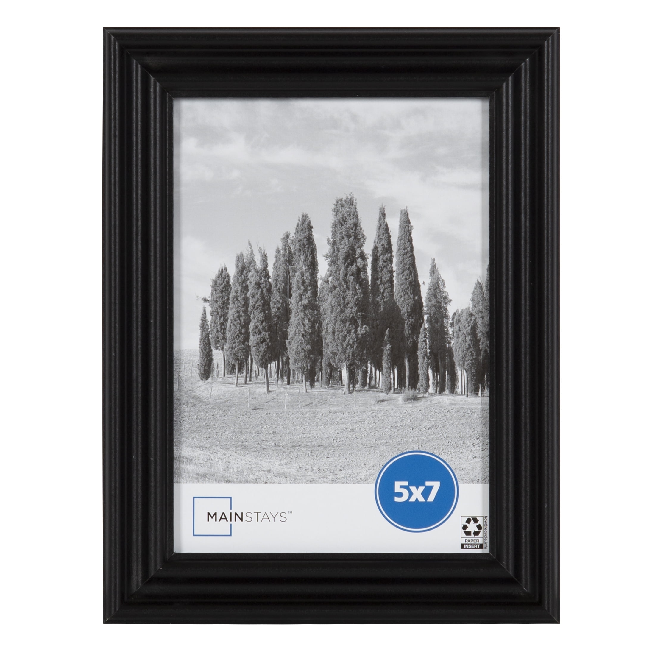 Mainstays 5x7 Traditional Gallery Wall Picture Frame, Black - Walmart.com