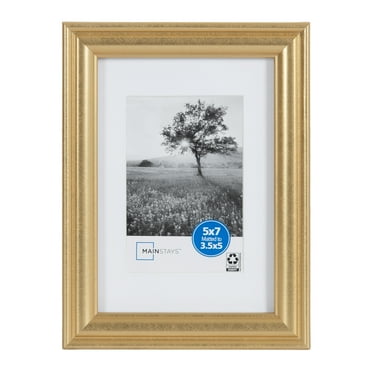Mainstays 5x7 Traditional Gallery Wall Picture Frame, Gold