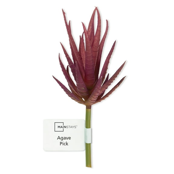 Mainstays 6.5" Artificial Purple Agave Succulent Pick