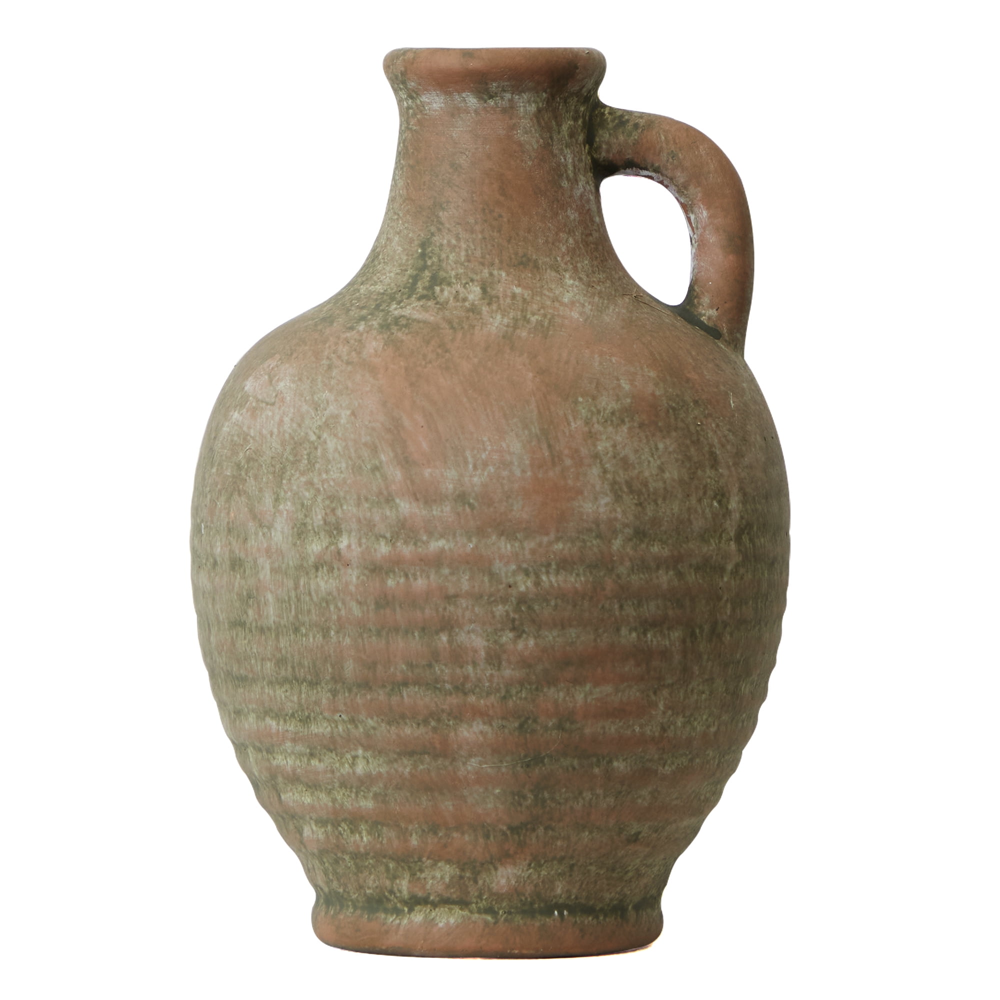 Better Homes & Gardens Indoor Ceramic Handled Jug, 7" Brown