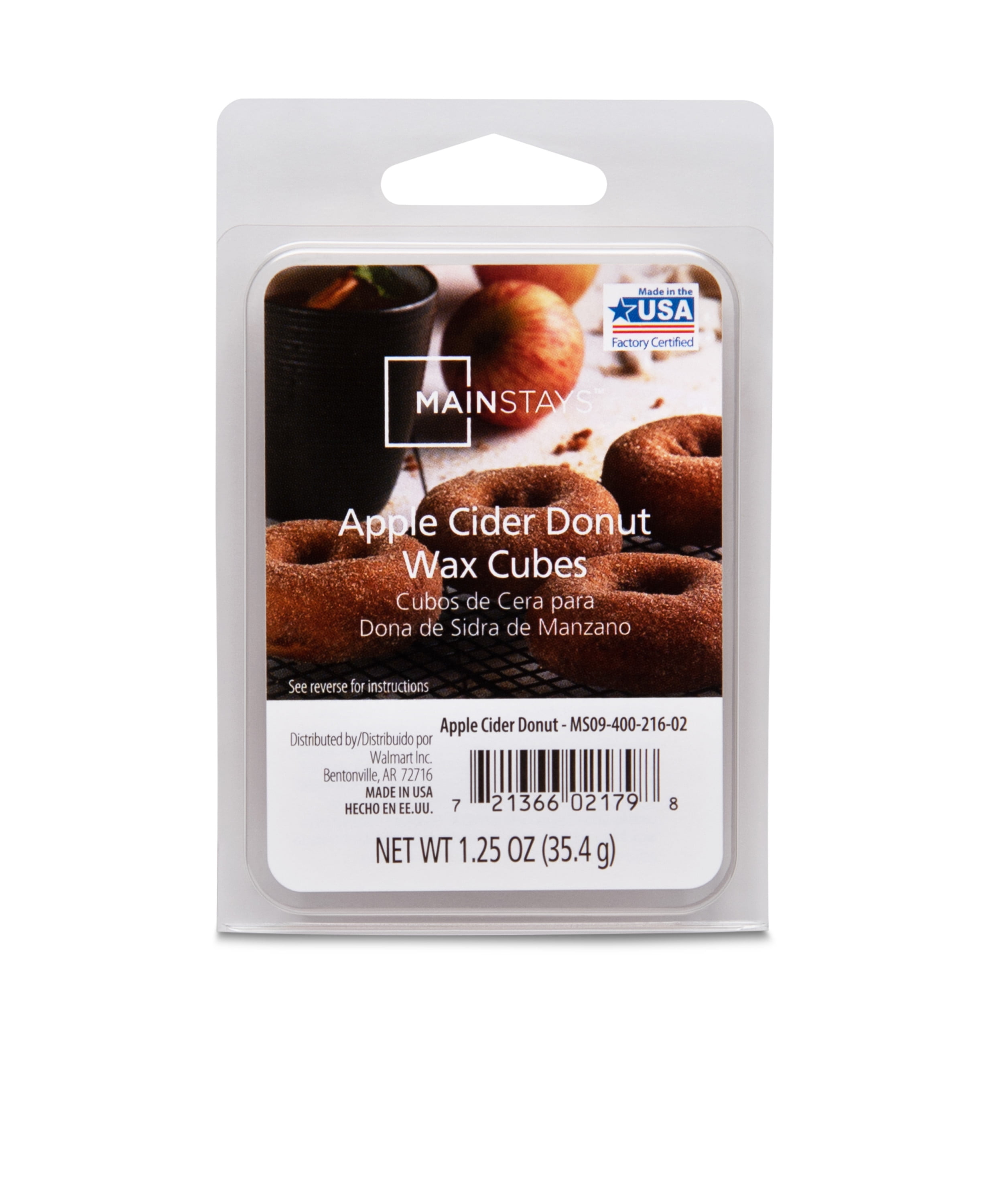 Mainstays 6 Cube Wax Melts, Vanilla, 1.25 oz 