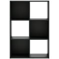 Mainstays 6 Cube Storage Organizer, Black