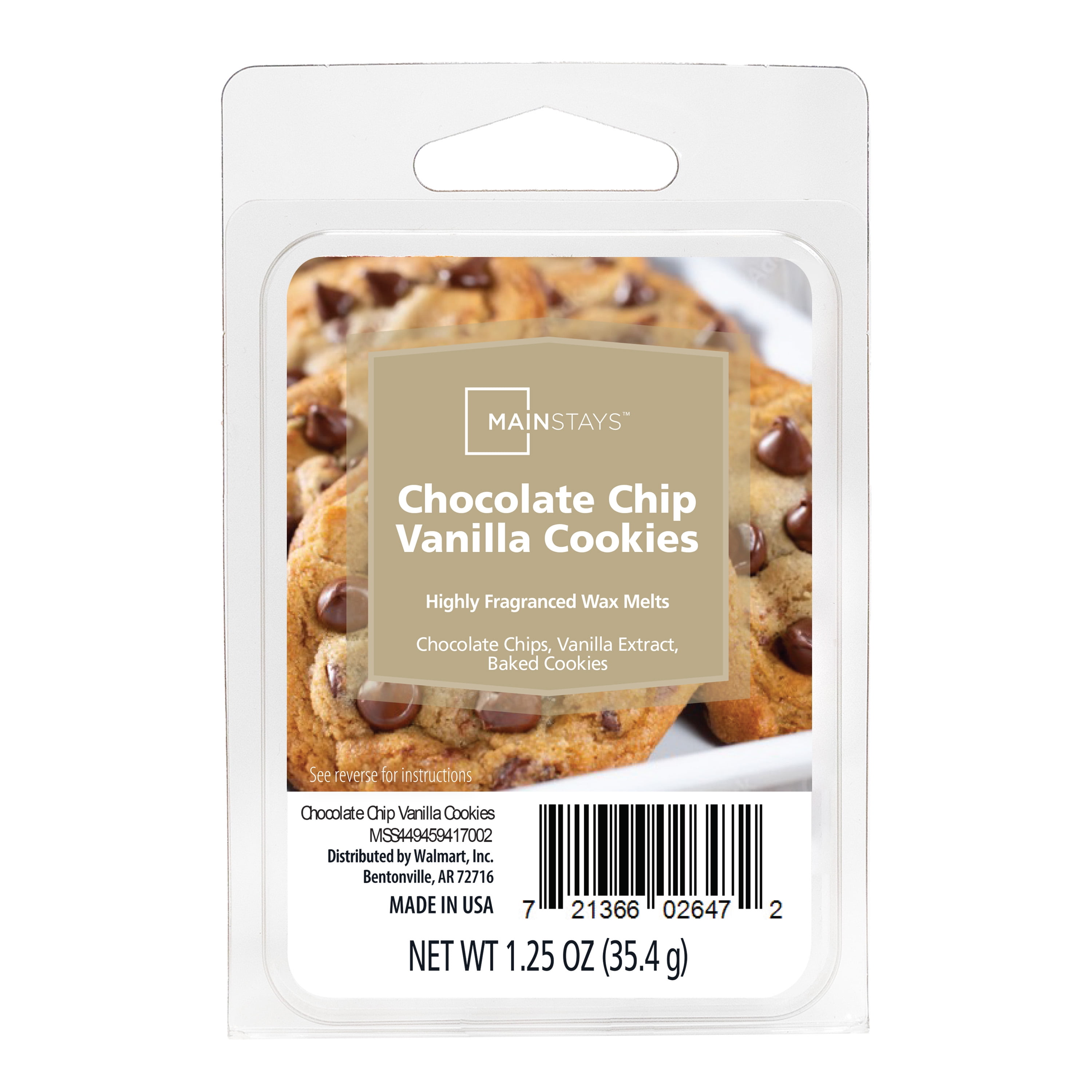 Find Your Perfect Mainstays 6 Cube Wax Melts, Chocolate Chip Vanilla