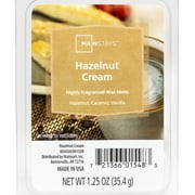 Mainstays 6 Cube Wax Melts, Hazelnut Cream, 1.25 oz