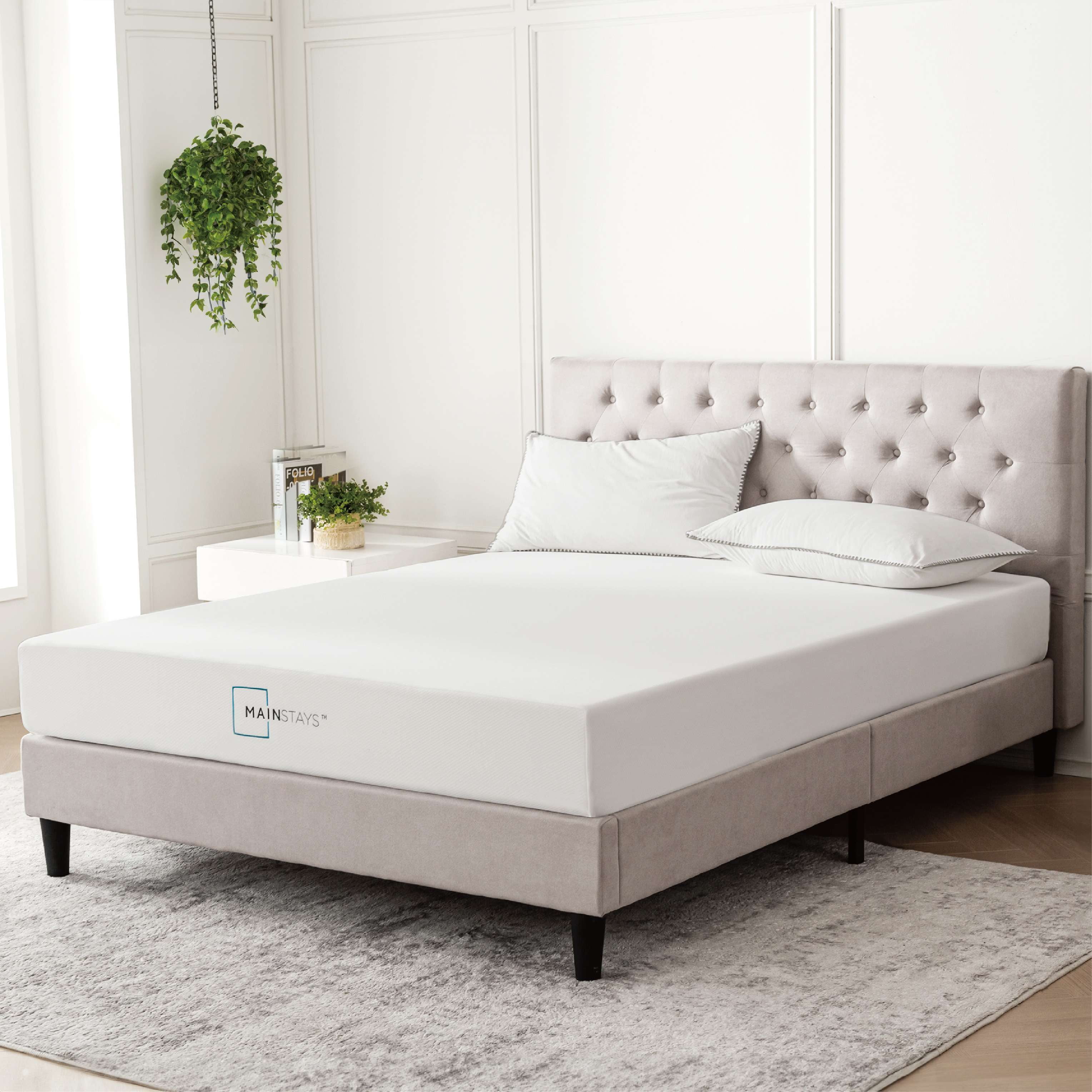 Mainstays 6 Memory Foam Mattress Queen Medium Firm Walmart