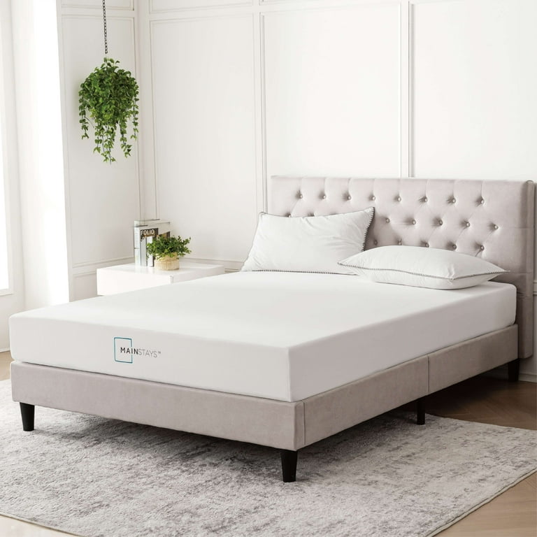 Mainstays 6 Memory Foam Mattress Queen Medium Firm Walmart