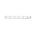thumbnail image 1 of Mainstays 6 Hook 27 inch Hook Board for Coats, Bags, Leashes, Keys, Towels, 45 lbs Capacity, White, 1 Pc, 1 of 6