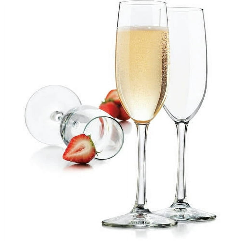 Mainstays 6 Ounce Glass Champagne Flute, Sold Individually
