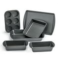 Mainstays 6 Piece NonStick Bakeware Sets, Easy for Release and Clean