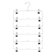 Mainstays Heavy Duty Chrome Metal 6-Tier Space Saving Pant & Skirt Hanger