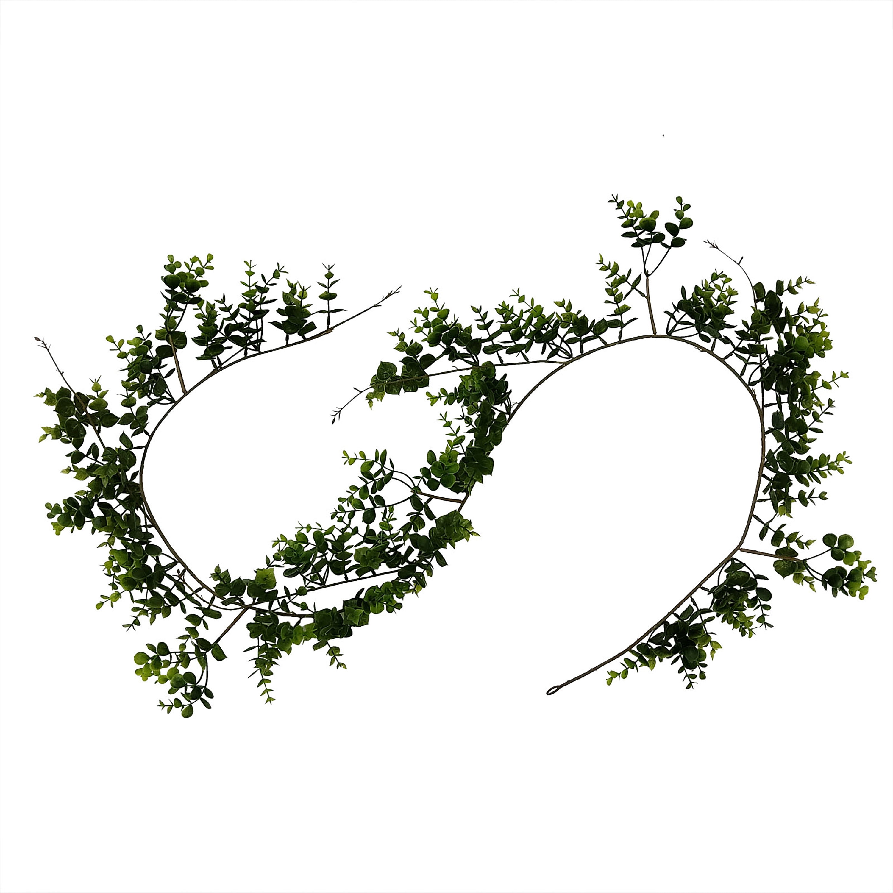 Mainstays 6' Artifical Green Boxwood Decorative Garland, Not in Pot.
