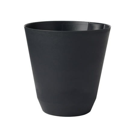 Mainstays 6 in. Black Resin Self-Watering Planter