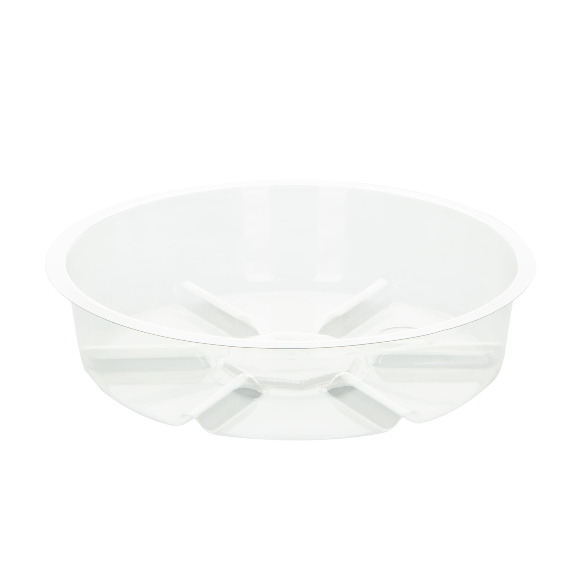 Mainstays 6 in. Heavy Duty Clear Round Vinyl Plant Saucer