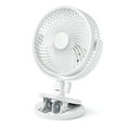 thumbnail interactive-video image 1 of Mainstays 6-inch New Desktop or Clip-on AC Electric Personal Indoor Fan with 2 Speeds, White, 1 of 11